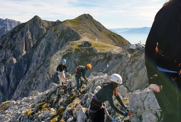 Richtig umhängen, Klettersteigfestival Nordkette Innsbruck 2019 | xhow