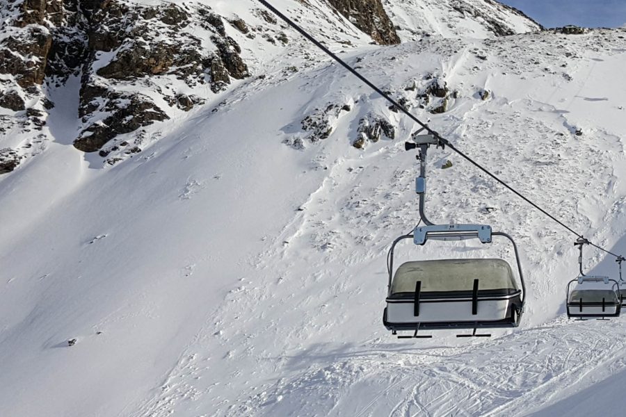 Schneebrett im Küthai: Auch direkt neben der Piste kann es einen erwischen.